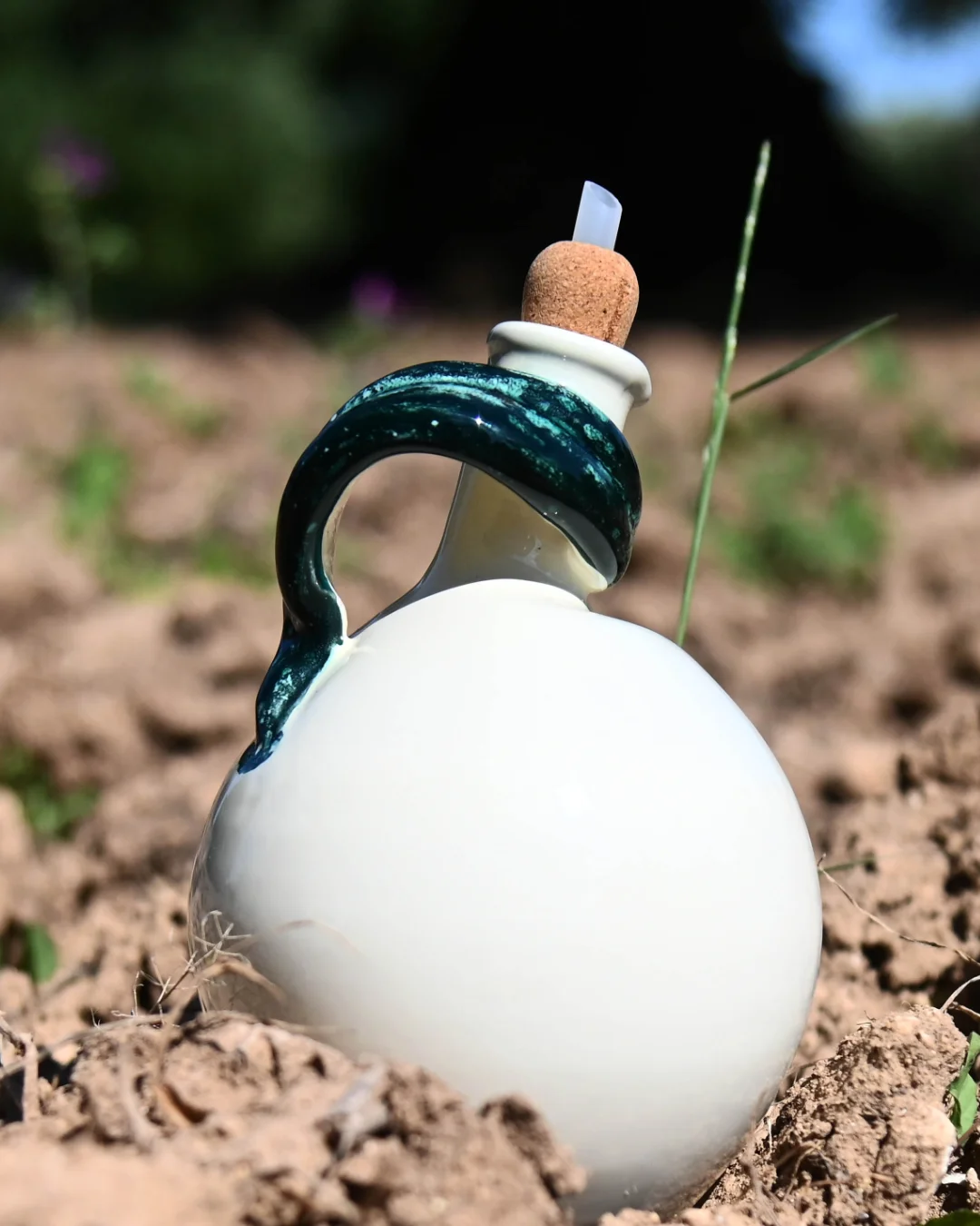 Oliera Artigianale in Ceramica di Grottaglie – 500 ml